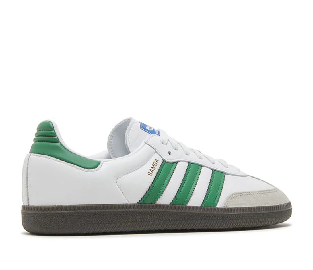 adidas Originals Samba OG White Green - Image 3