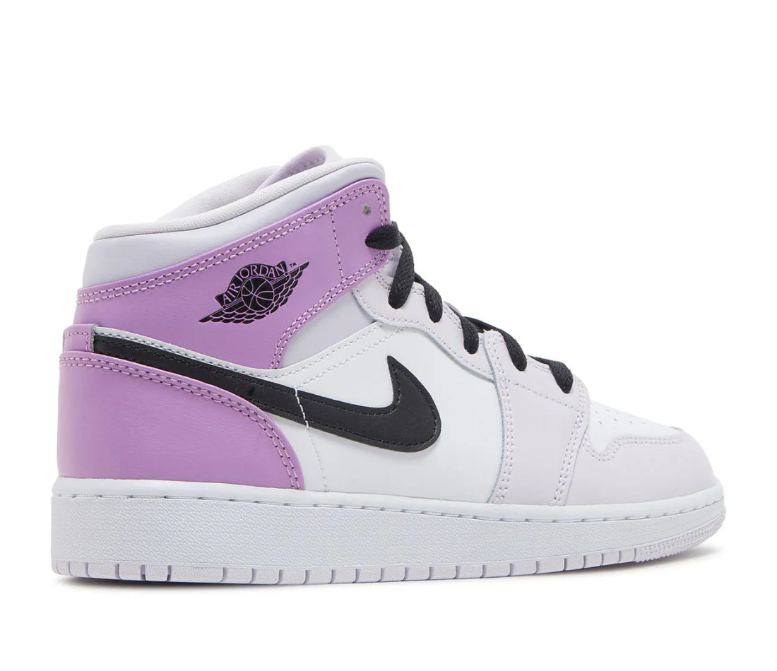Air Jordan 1 Mid Barely Grape (GS) - Image 3
