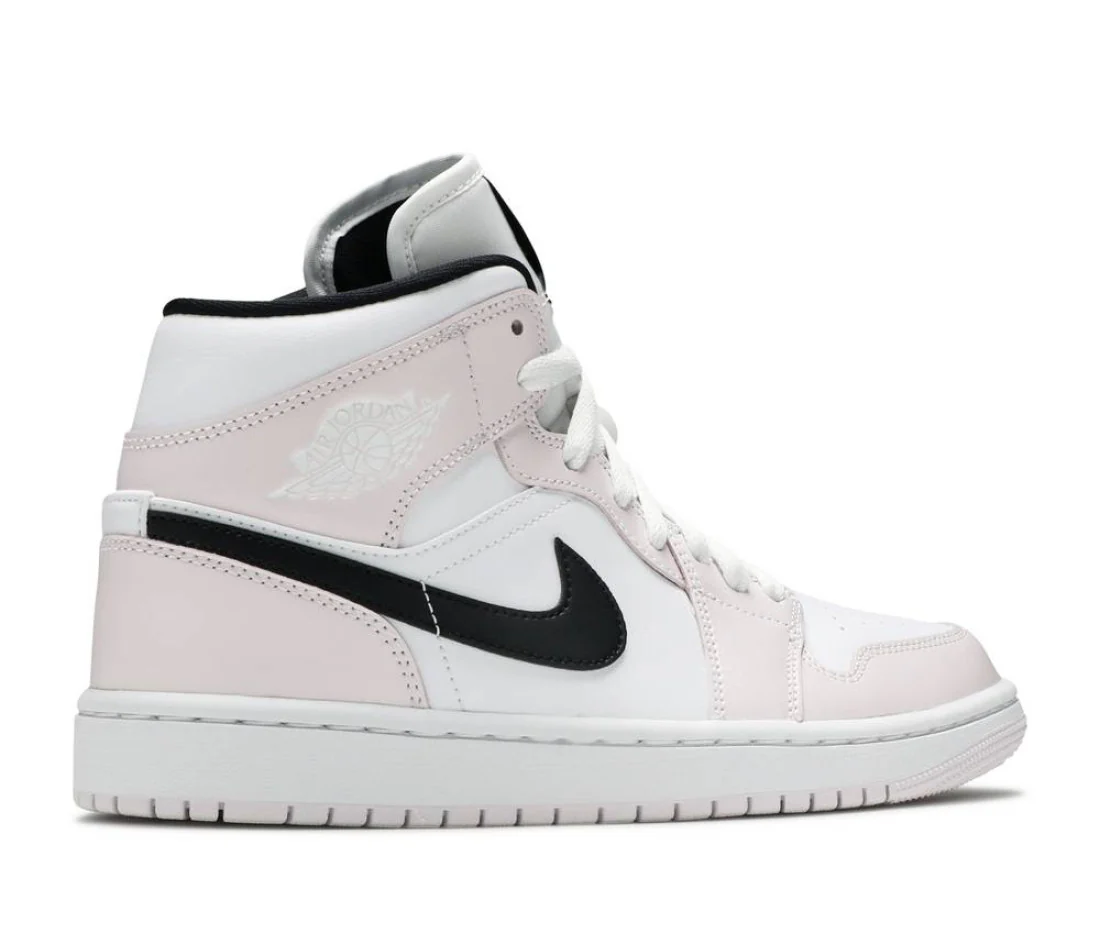 Air Jordan 1 Mid Barely Rose (W) - Image 3