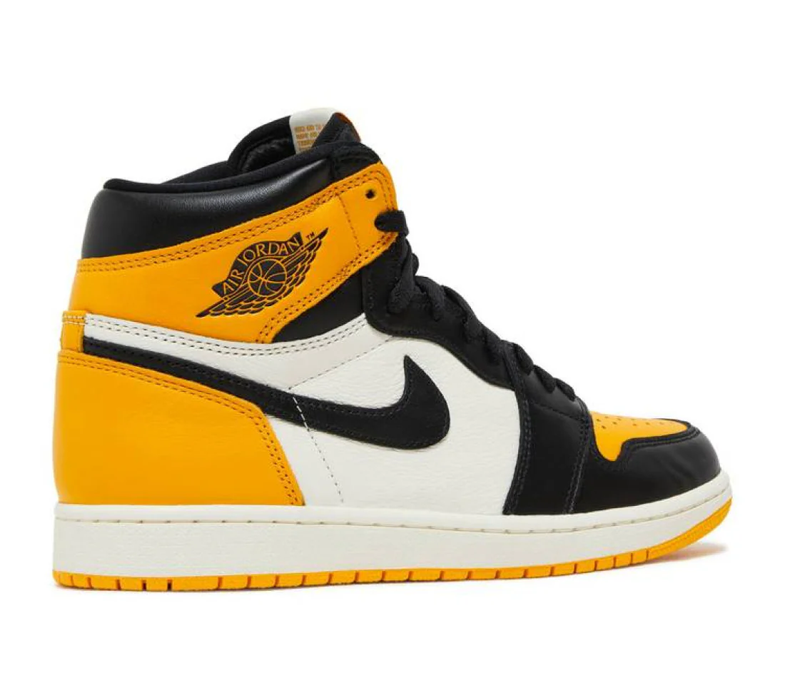 Air Jordan 1 Retro High OG Yellow Toe Taxi - Image 3