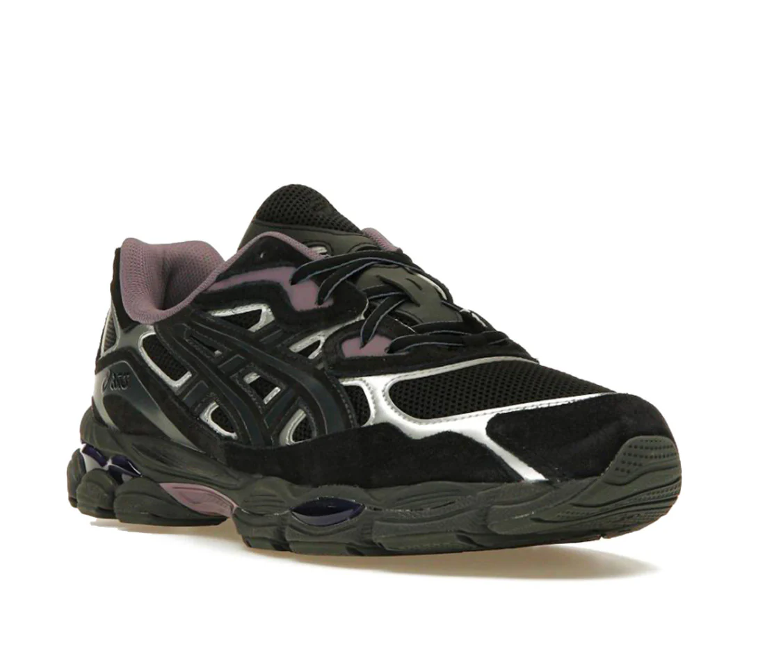 ASICS Gel-NYC Black Purple Graphite Grey - Image 3