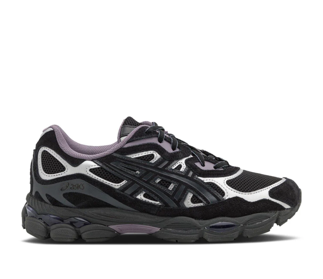 ASICS Gel-NYC Black Purple Graphite Grey - Image 5