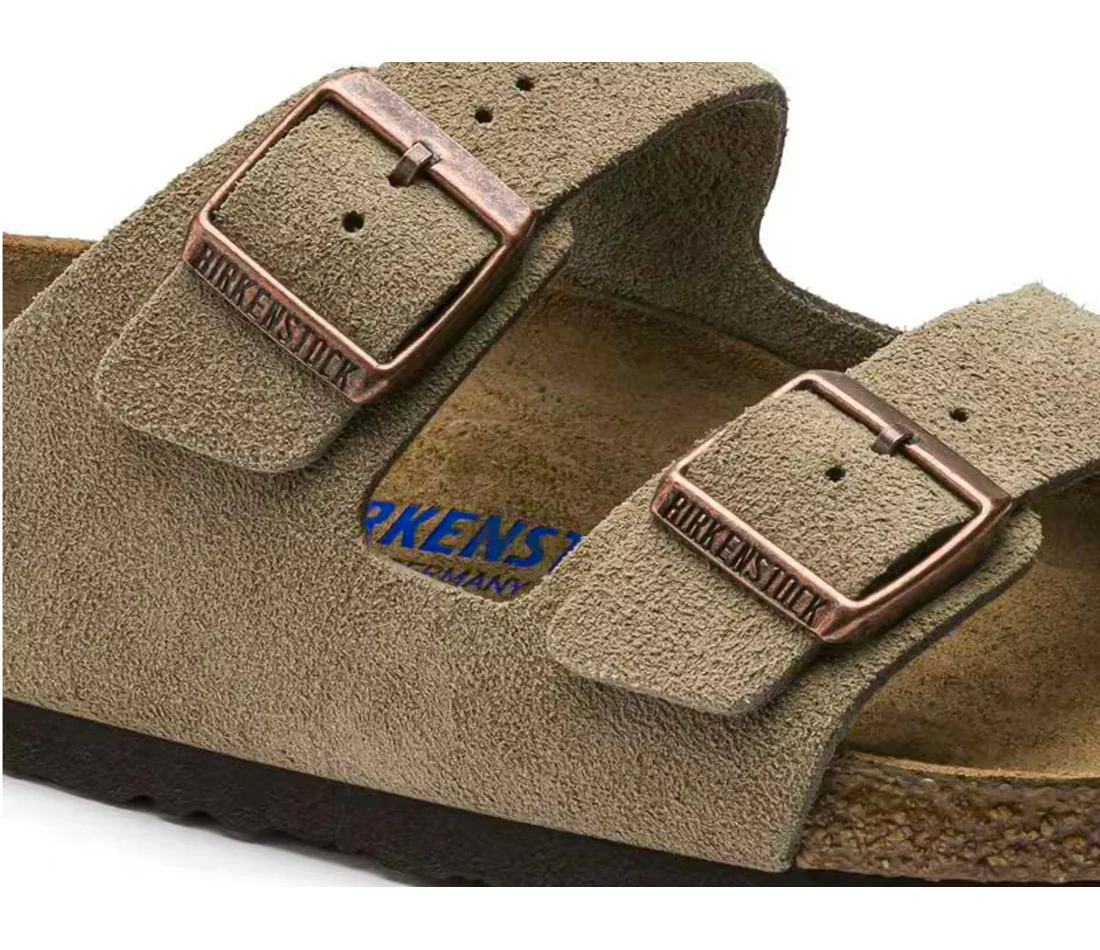 Birkenstock Arizona Soft Footbed Suede Taupe - Image 4