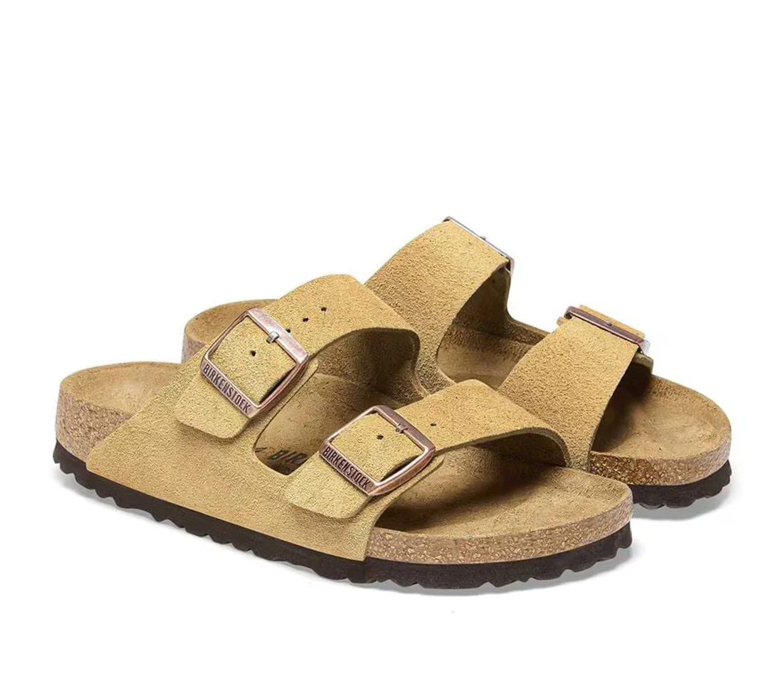 Birkenstock Arizona Suede Latte Cream - Image 3