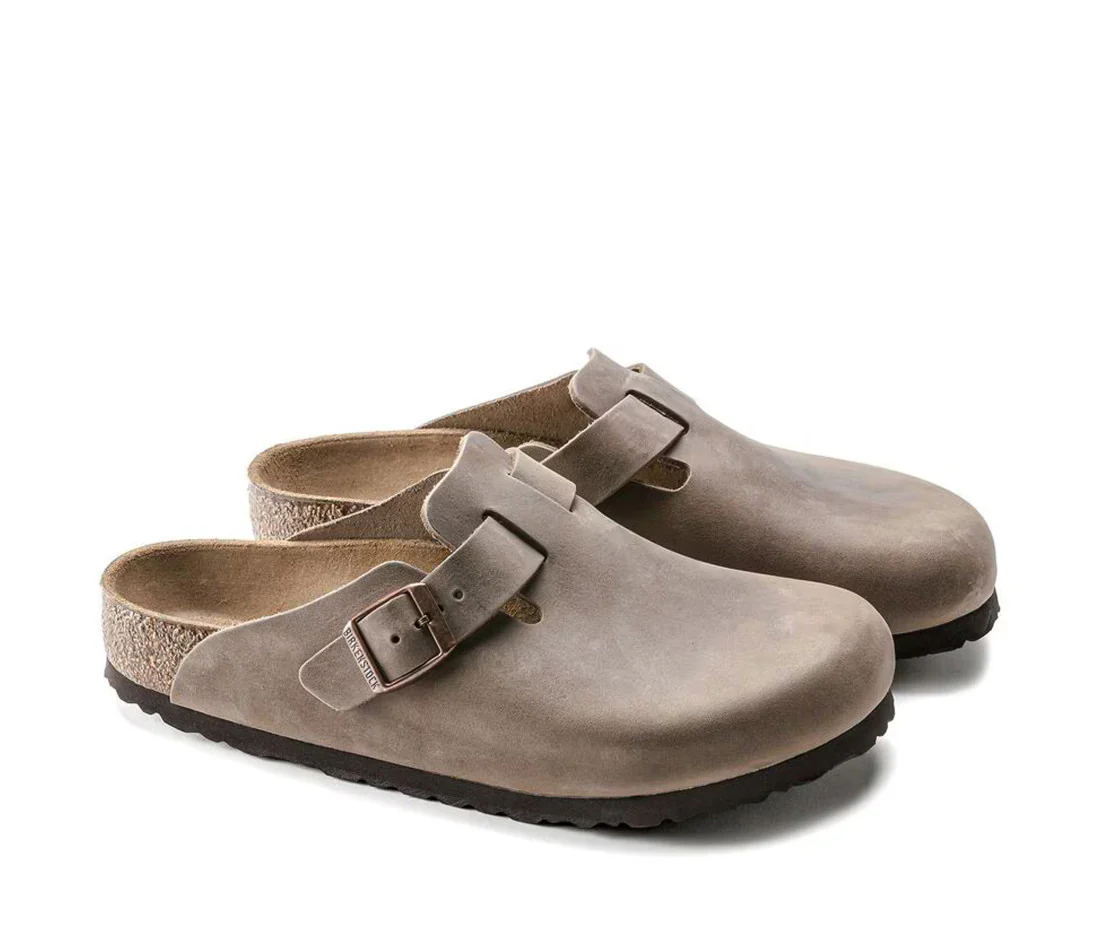 Birkenstock Boston Oiled Leather Tobacco Brown - Image 3