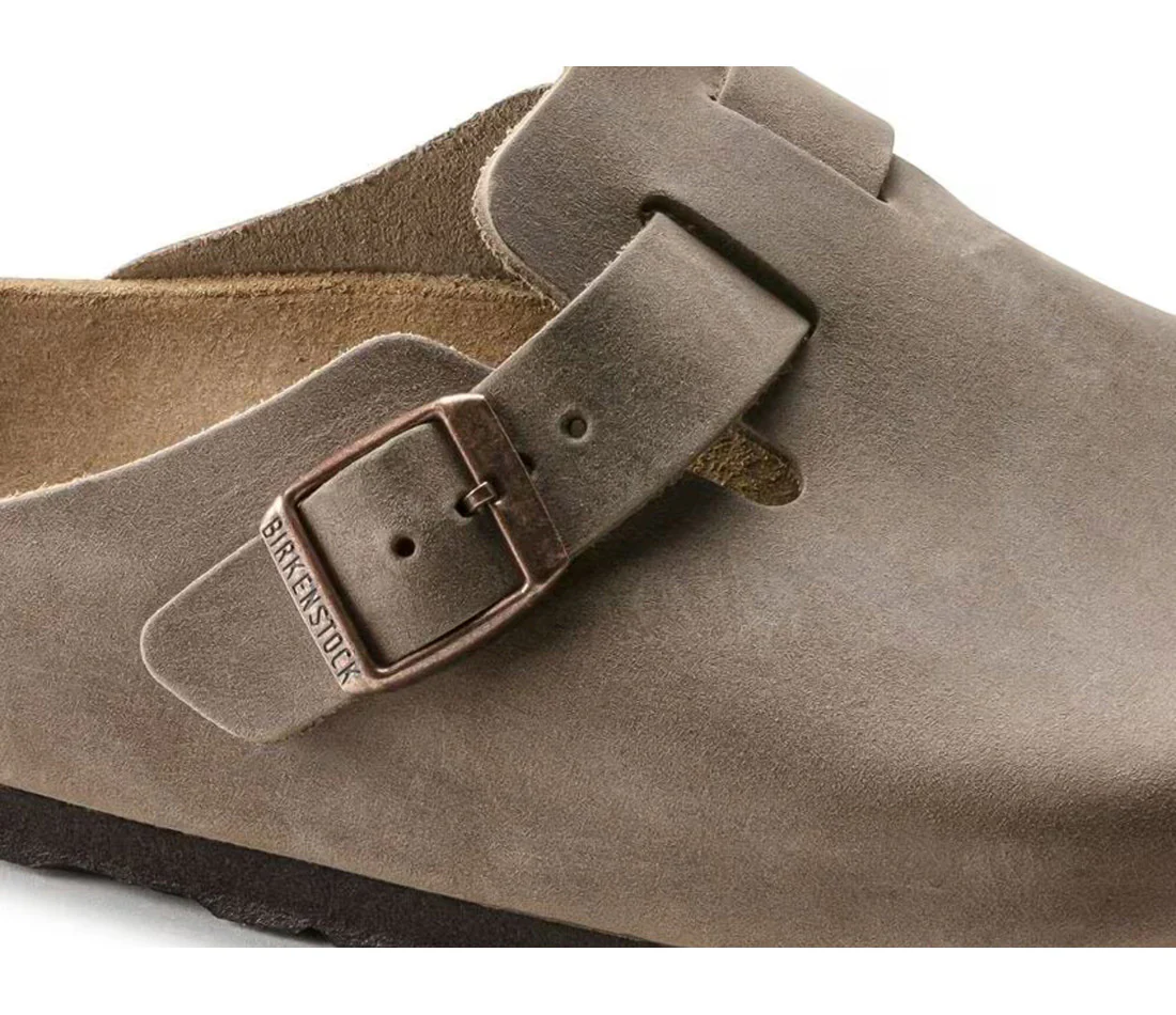 Birkenstock Boston Oiled Leather Tobacco Brown - Image 4