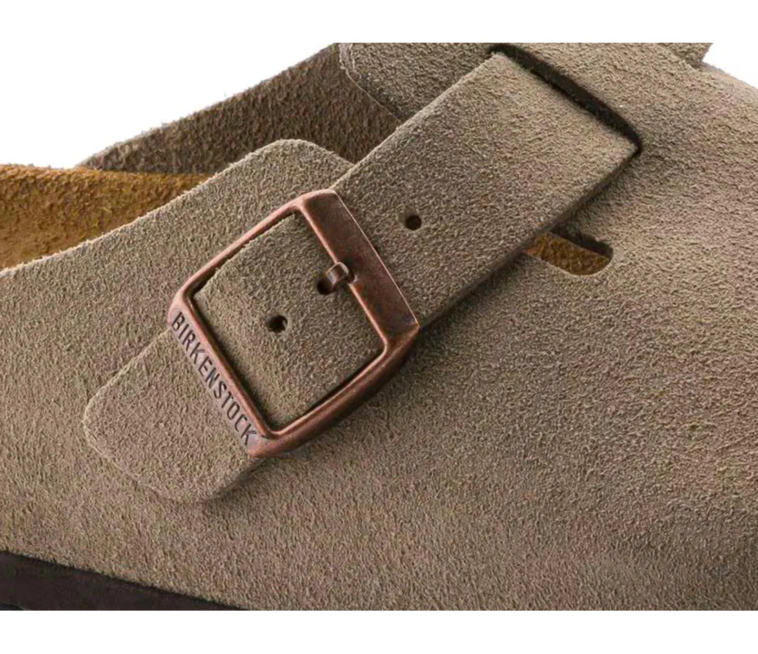 Birkenstock Boston Soft Footbed Suede Taupe (Coupe Normale) - Image 4