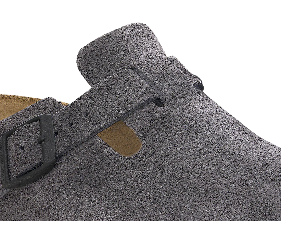 Birkenstock Boston Suede Velvet Grey - Image 3