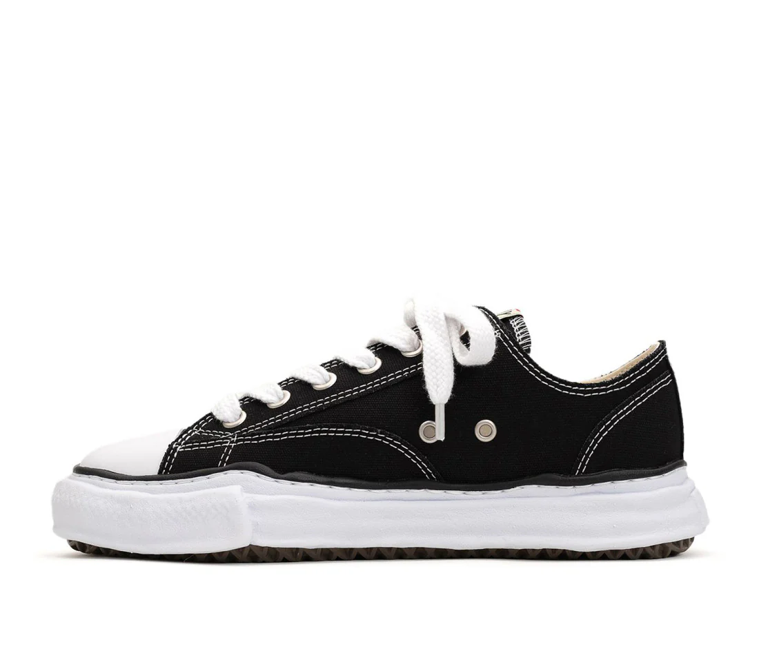 Maison Mihara Yasuhiro Peterson OG Sole Canvas Low Black - Image 3