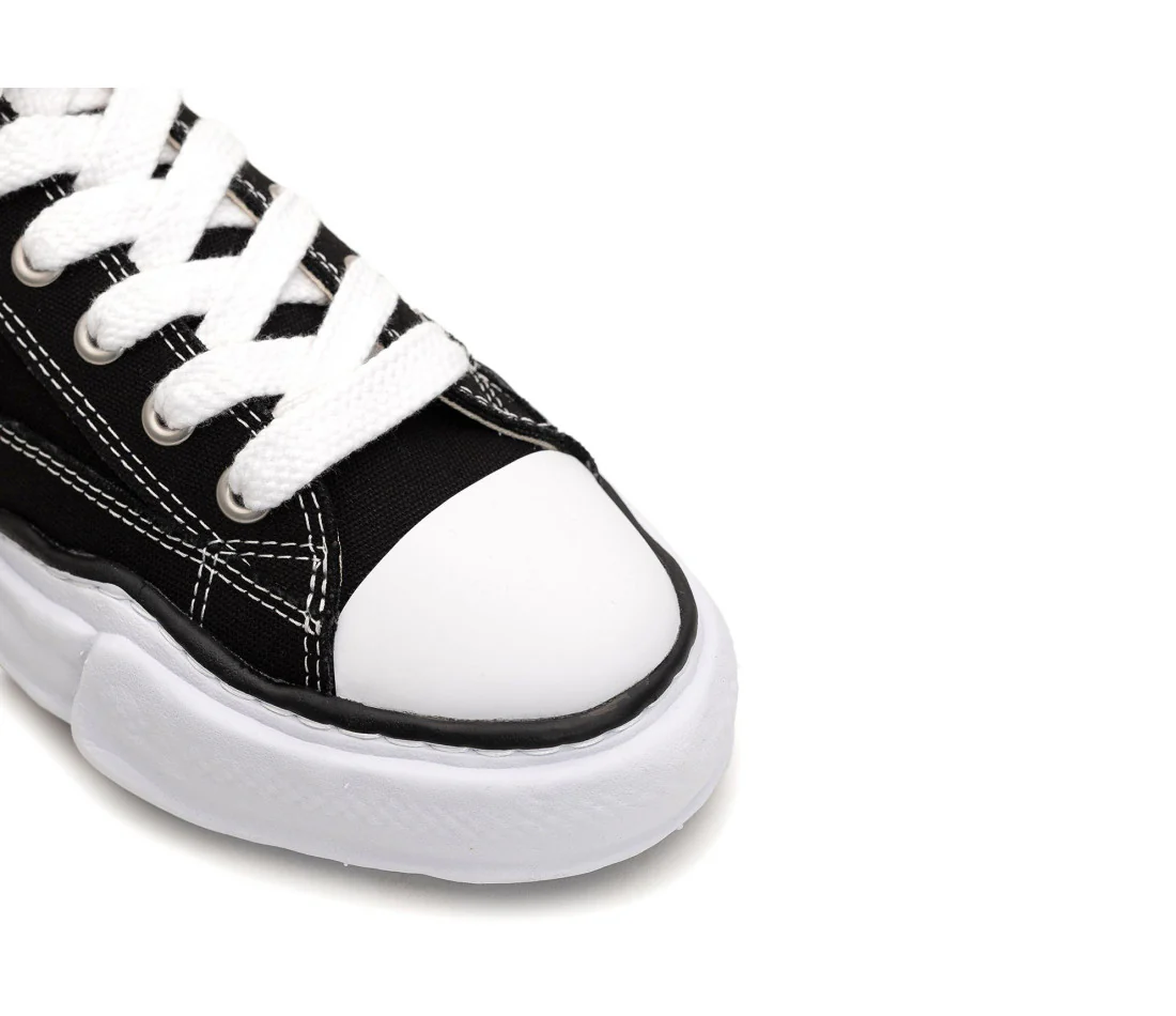 Maison Mihara Yasuhiro Peterson OG Sole Canvas Low Black - Image 4