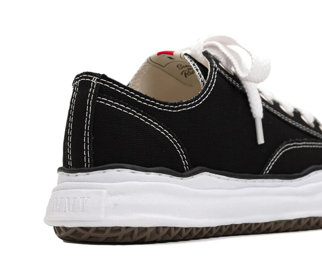 Maison Mihara Yasuhiro Peterson OG Sole Canvas Low Black - Image 5