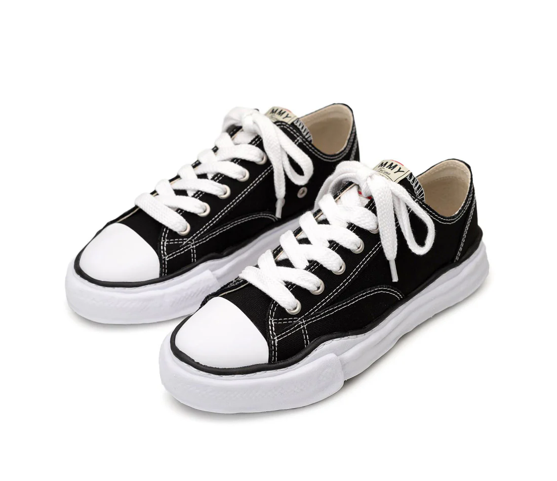 Maison Mihara Yasuhiro Peterson OG Sole Canvas Low Black - Image 6