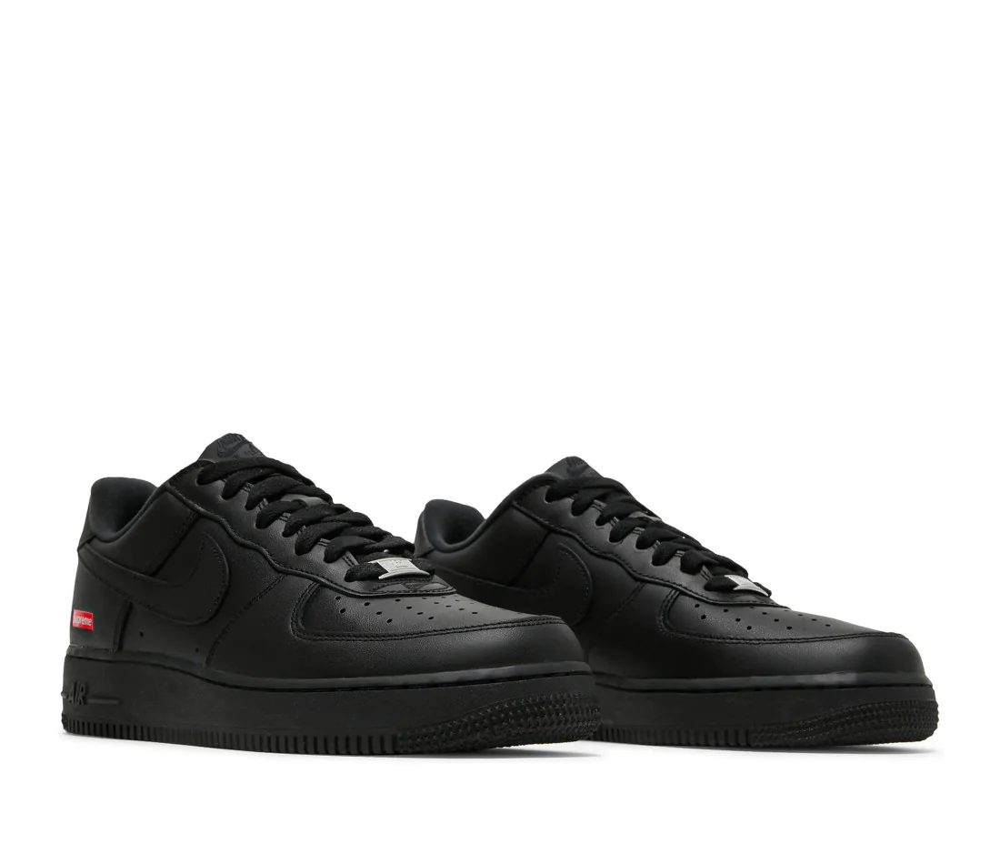 Nike Air Force 1 Low Supreme Black - Image 5