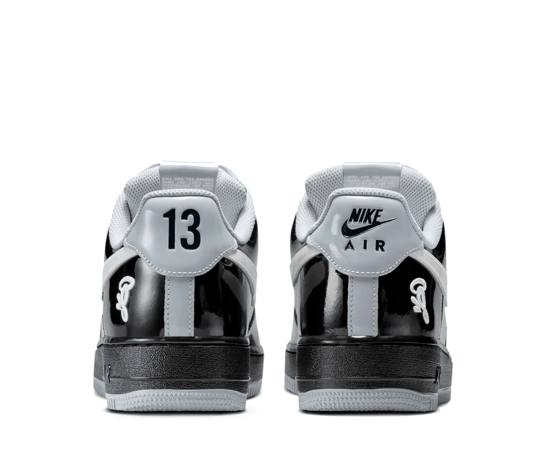 Nike Air Force 1 Low Syna Central Cee Black White Smoke Grey - Image 5